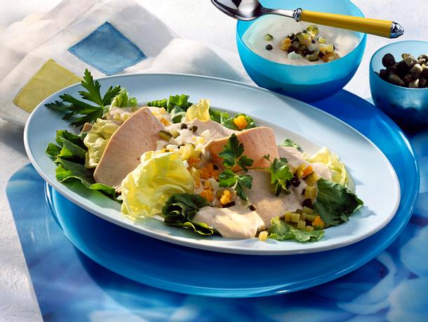Putenbrust mit Thunfischcreme Rezept Putenbrust mit Thunfischcreme Rezept