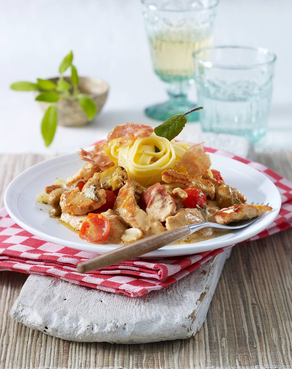 Putengeschnetzeltes alla romana Rezept