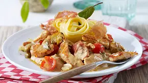 Putengeschnetzeltes alla romana Rezept - Foto: LECKER @ Bauer Media Group Putengeschnetzeltes alla romana Rezept - Foto: LECKER @ Bauer Media Group