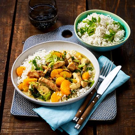 Putengeschnetzeltes mit Reis Rezept Putengeschnetzeltes mit Reis Rezept