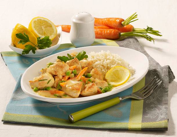 Putengulasch mit Erbsen Rezept Putengulasch mit Erbsen Rezept
