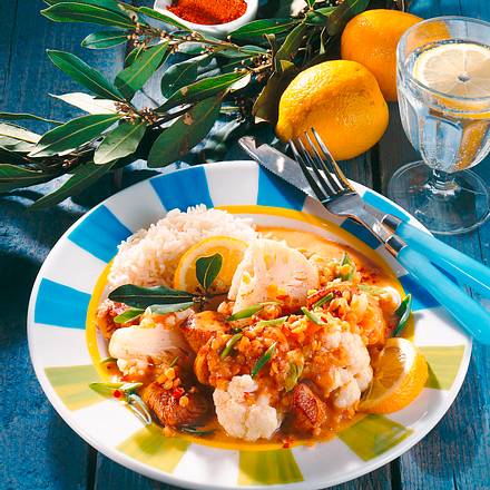 Putengulasch Tandoori Rezept