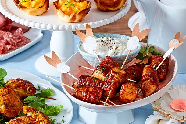 Putenhäppchen im Schlafrock Rezept