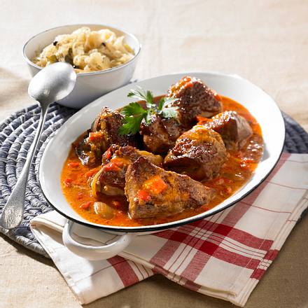 Putenkeule in Paprika-Rahm Rezept Putenkeule in Paprika-Rahm Rezept