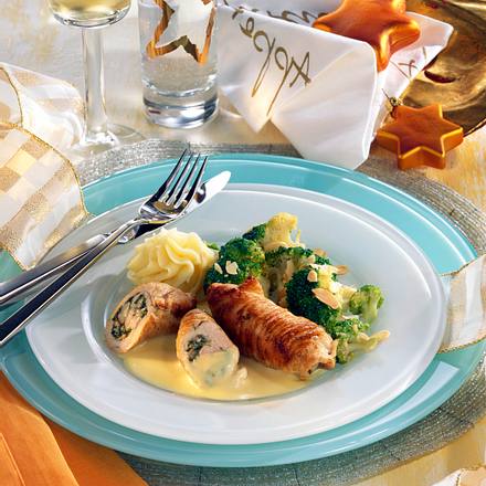 Putenröllchen in Senfsahne Rezept Putenröllchen in Senfsahne Rezept