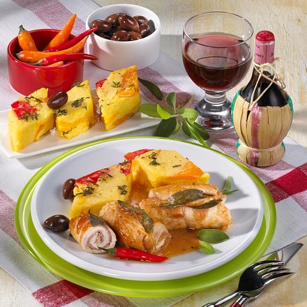Putenröllchen Involtini Rezept Putenröllchen Involtini Rezept