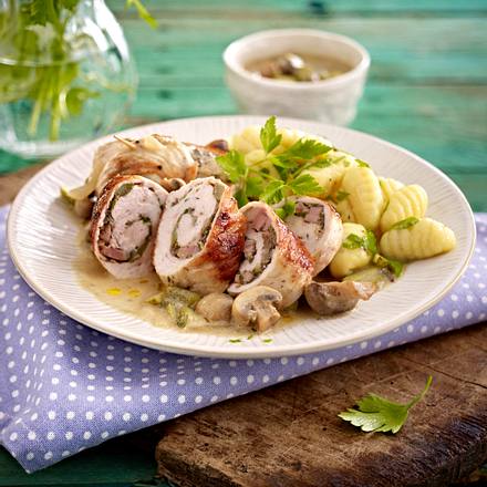 Putenröllchen Stroganoff Rezept