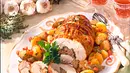 Putenrollbraten mit Kartoffel-Schalotten-Gemüse Rezept - Foto: LECKER @ Bauer Media Group