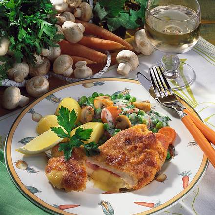 Putenschnitzel Cordon bleu Rezept Putenschnitzel Cordon bleu Rezept