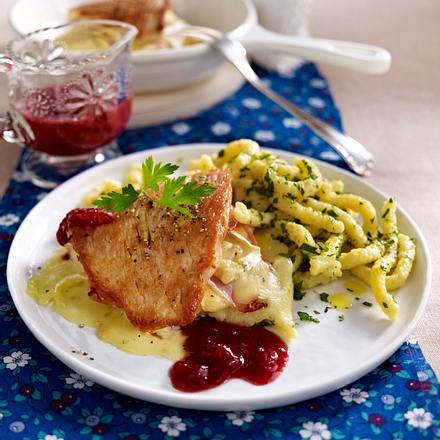 Putenschnitzel à la Cordon bleu Rezept Putenschnitzel à la Cordon bleu Rezept