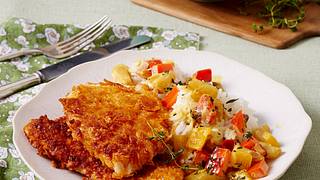 Putenschnitzel mit fruchtiger Paprikasoße Rezept - Foto: House of Food / Bauer Food Experts KG