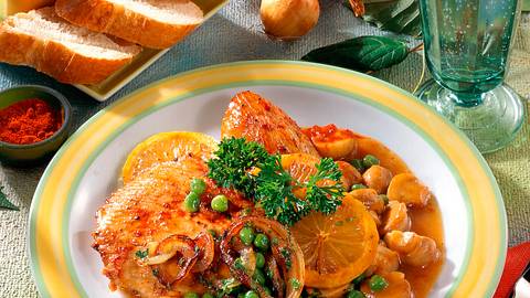 Putenschnitzel mit Gemüse Rezept - Foto: Maass