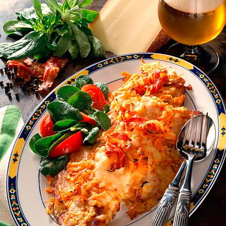Putenschnitzel mit Möhrenkruste Rezept Putenschnitzel mit Möhrenkruste Rezept