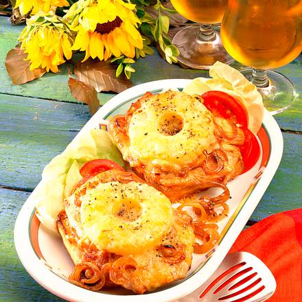 Putensteak auf Toast Rezept Putensteak auf Toast Rezept