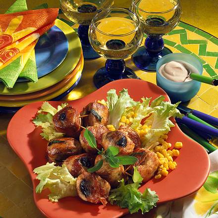 Putensteaks mit Pflaumen & Speck Rezept Putensteaks mit Pflaumen & Speck Rezept