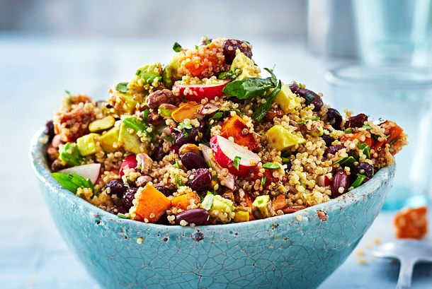 Quickie-Quinoa-Bowl Rezept
