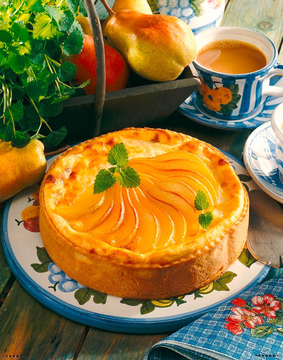 Quark-Birnenkuchen (Diabetiker) Rezept | LECKER