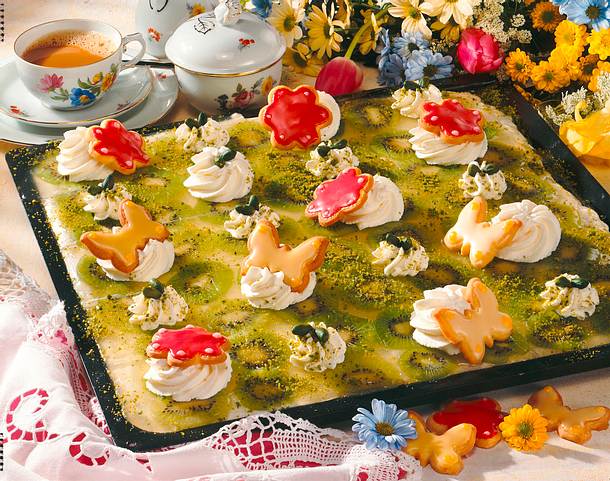 Quark-Kiwi-Kuchen Rezept Quark-Kiwi-Kuchen Rezept
