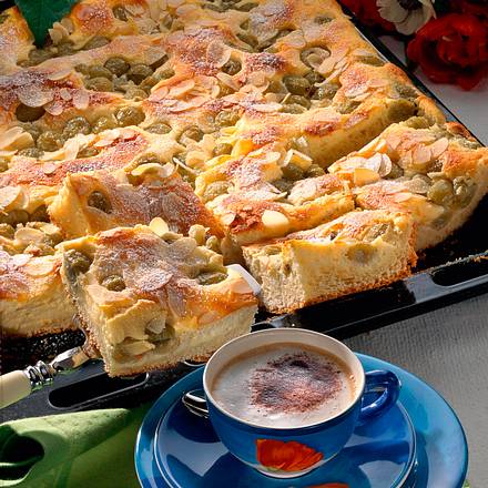 Quark-Stachelbeer-Kuchen Rezept