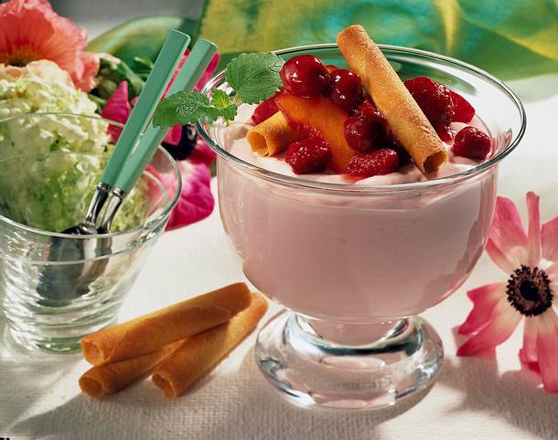 Quarkcreme mit Früchten Rezept Quarkcreme mit Früchten Rezept