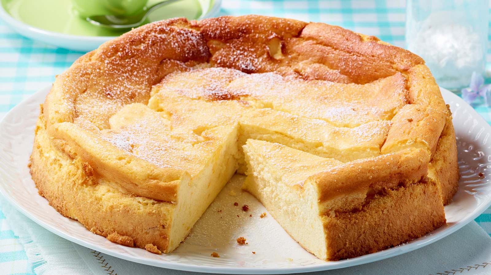 10-Minuten-Quarkkuchen - schnelles Rezept ohne Boden Rezept | LECKER