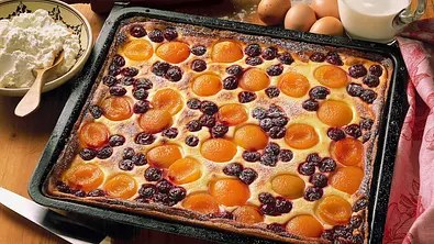 Quarkkuchen mit Früchten Rezept - Foto: LECKER @ Bauer Media Group