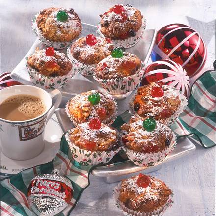 Quarkstollen-Muffins Rezept Quarkstollen-Muffins Rezept