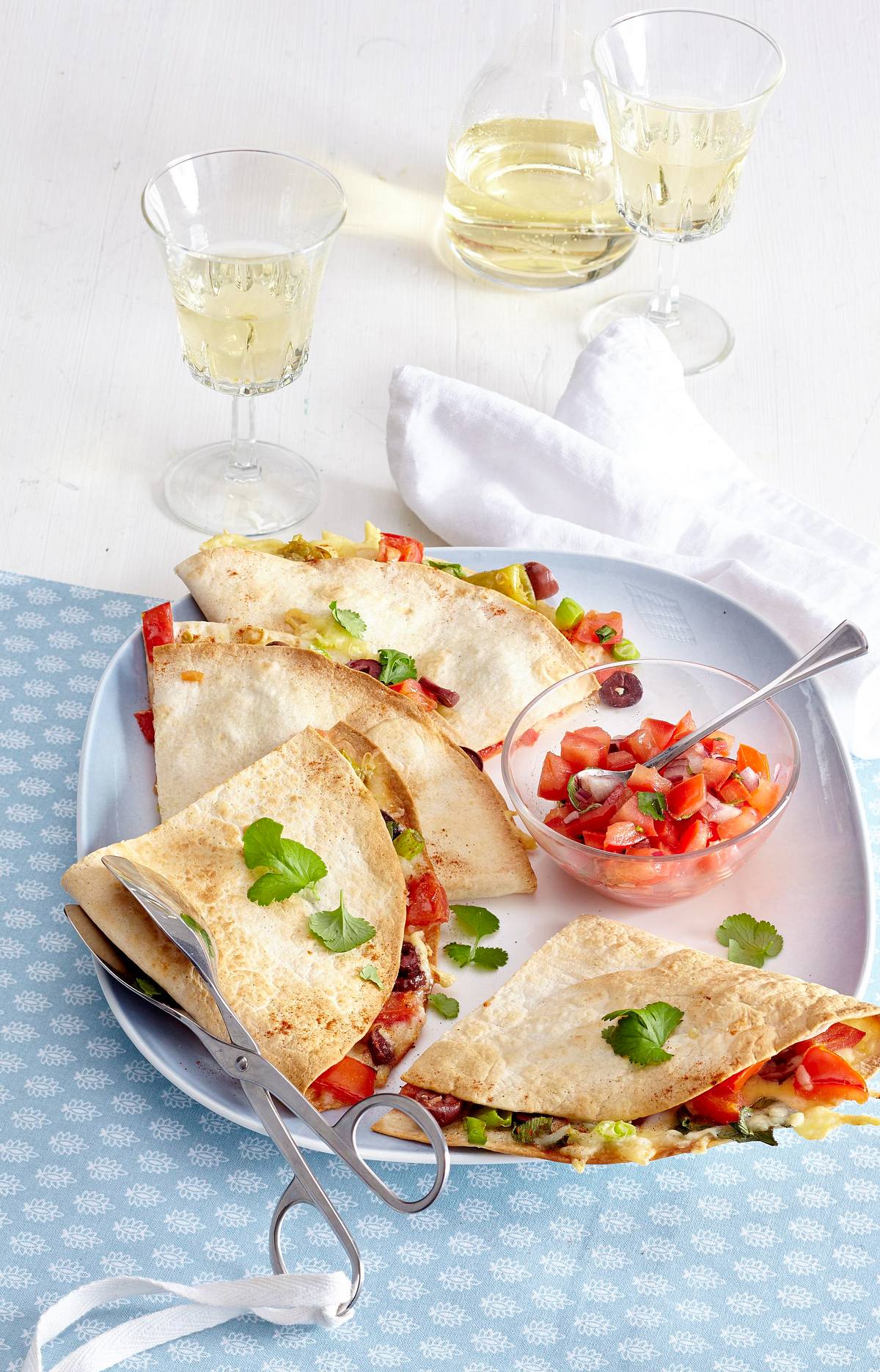 Quesadillas mit Tomatensalsa Rezept