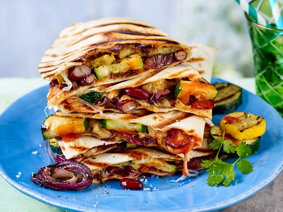 Quesadillas vom Grill Rezept Quesadillas vom Grill Rezept