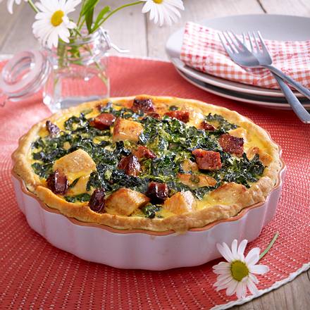 Quiche chicken-chorizo Rezept Quiche chicken-chorizo Rezept