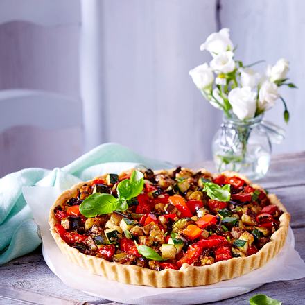 Quiche mit mediterranem Gemüse Rezept Quiche mit mediterranem Gemüse Rezept