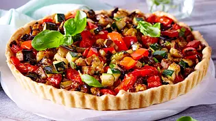 Quiche mit mediterranem Gemüse Rezept - Foto: LECKER @ Bauer Media Group