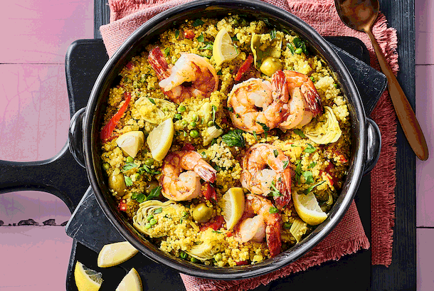 Quinoa-Paella Rezept