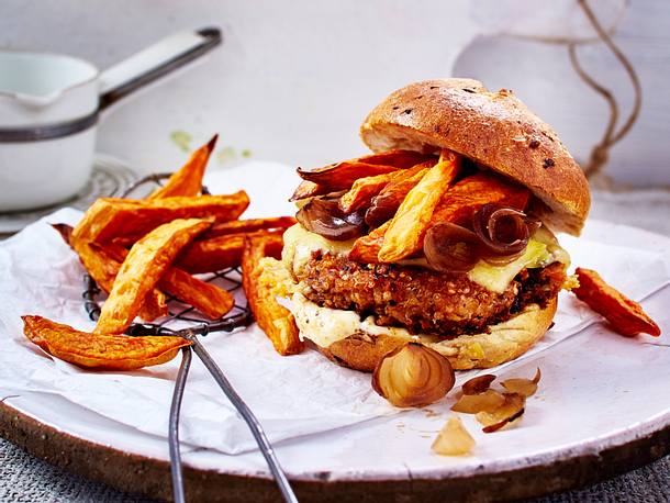 Quinoa-Burger Rezept Quinoa-Burger Rezept