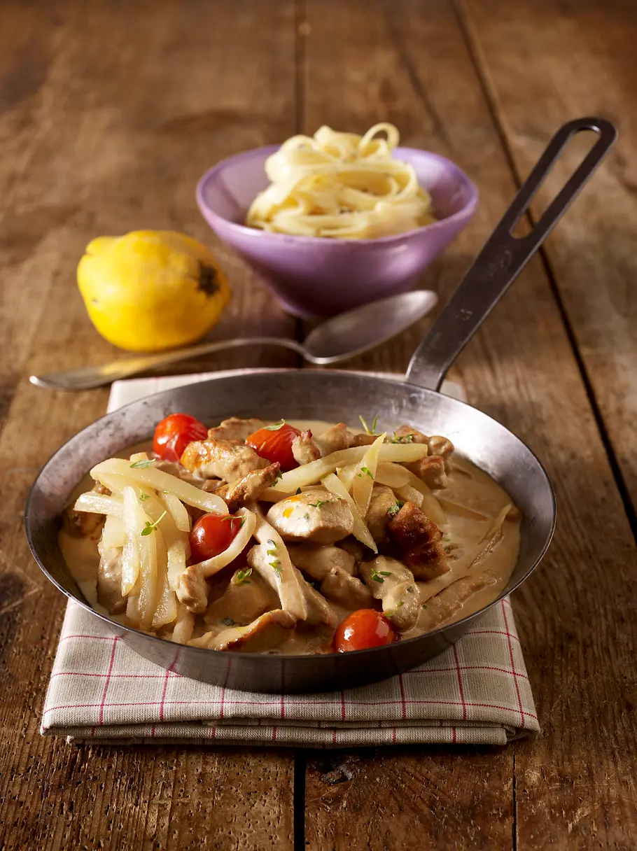 Quitten-Geschnetzeltes Rezept Quitten-Geschnetzeltes Rezept