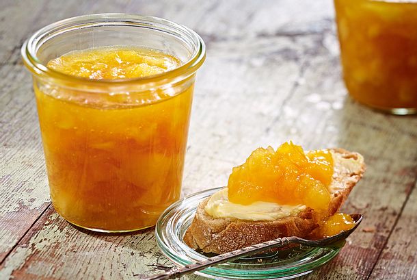 Quitten-Pfirsich-Konfitüre Rezept Quitten-Pfirsich-Konfitüre Rezept