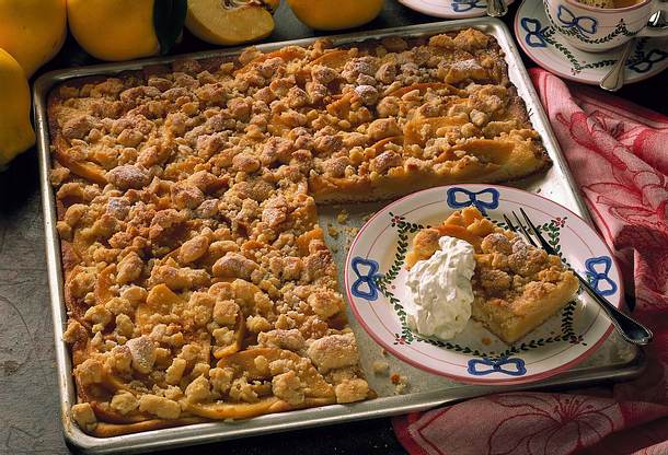 Quitten-Streuselkuchen Rezept