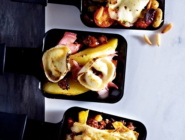 Raclette international - Pfännchen Bonsoir Rezept Raclette international - Pfännchen Bonsoir Rezept
