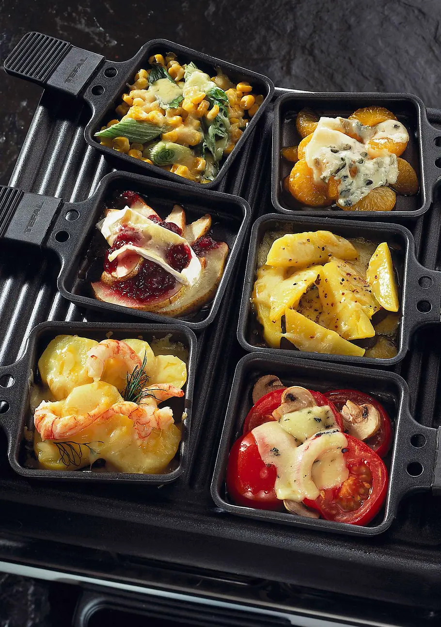 Raclette mit Birne und Camembert Rezept Raclette mit Birne und Camembert Rezept