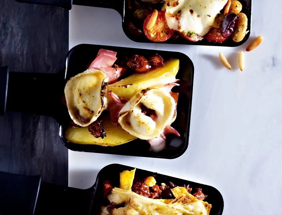 Raclette international - Pfännchen Bonsoir Rezept Raclette - Pfännchen Bonsoir Rezept