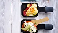 Raclette-Pfännchen Schwarzwälder Schinken mit Birne Rezept - Foto: LECKER @ Bauer Media Group