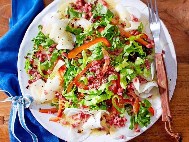 Radi-Carpaccio mit Speck Rezept Radi-Carpaccio mit Speck Rezept