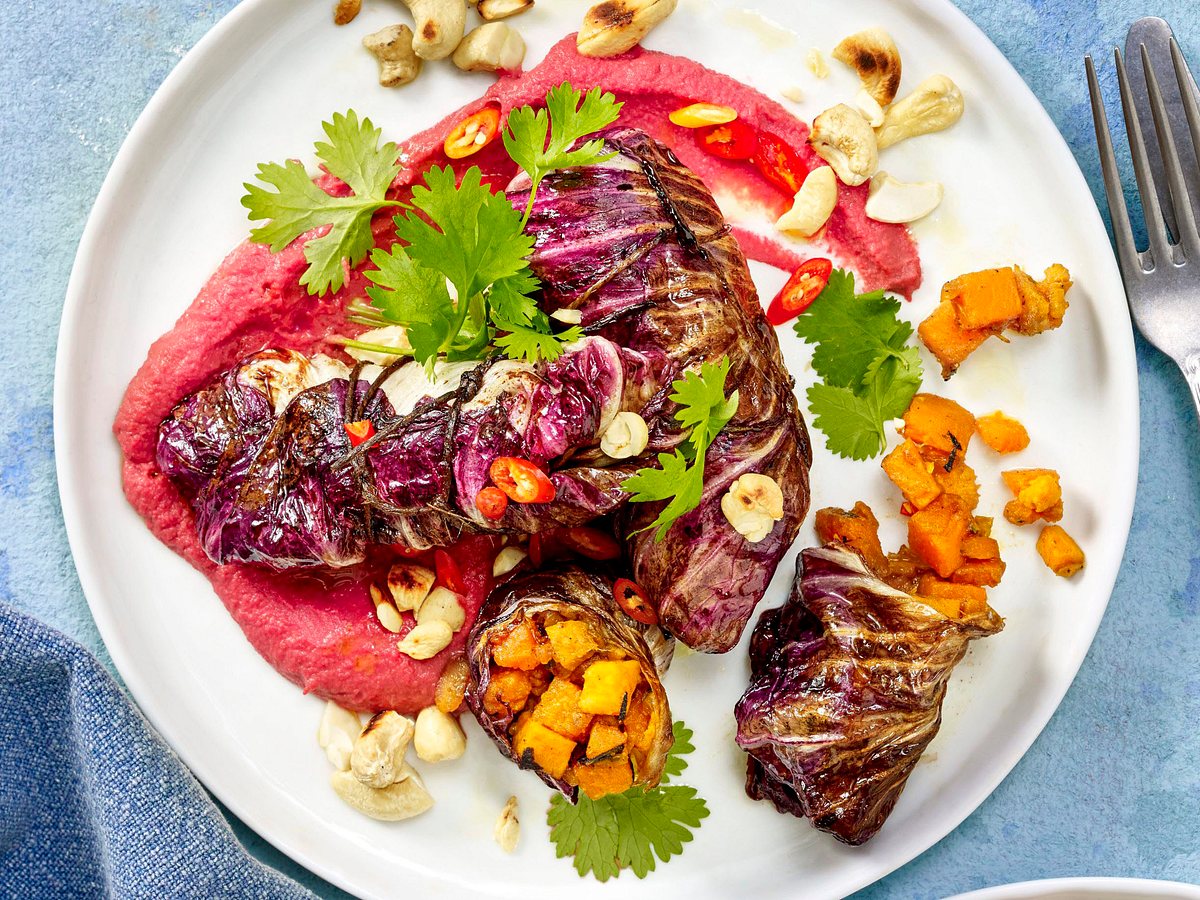 Radicchio-Süßkartoffel-Roulade Veggie B. Goode Rezept