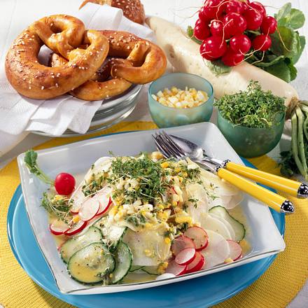 Radieschen Rettich-Salat Rezept Radieschen Rettich-Salat Rezept