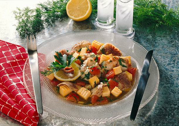 Räucheraalsalat Rezept