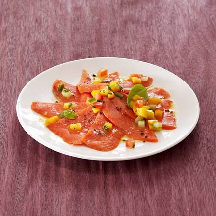 Räucherlachs-Carpaccio Rezept