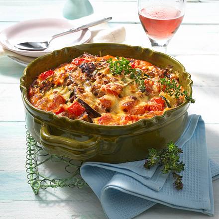 Ratatouille-Auflauf mit Käsekruste Rezept