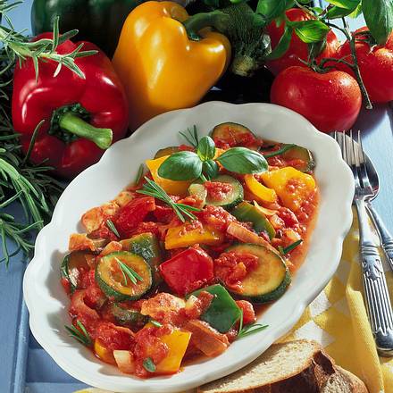 Ratatouille mit Mozzarella Rezept