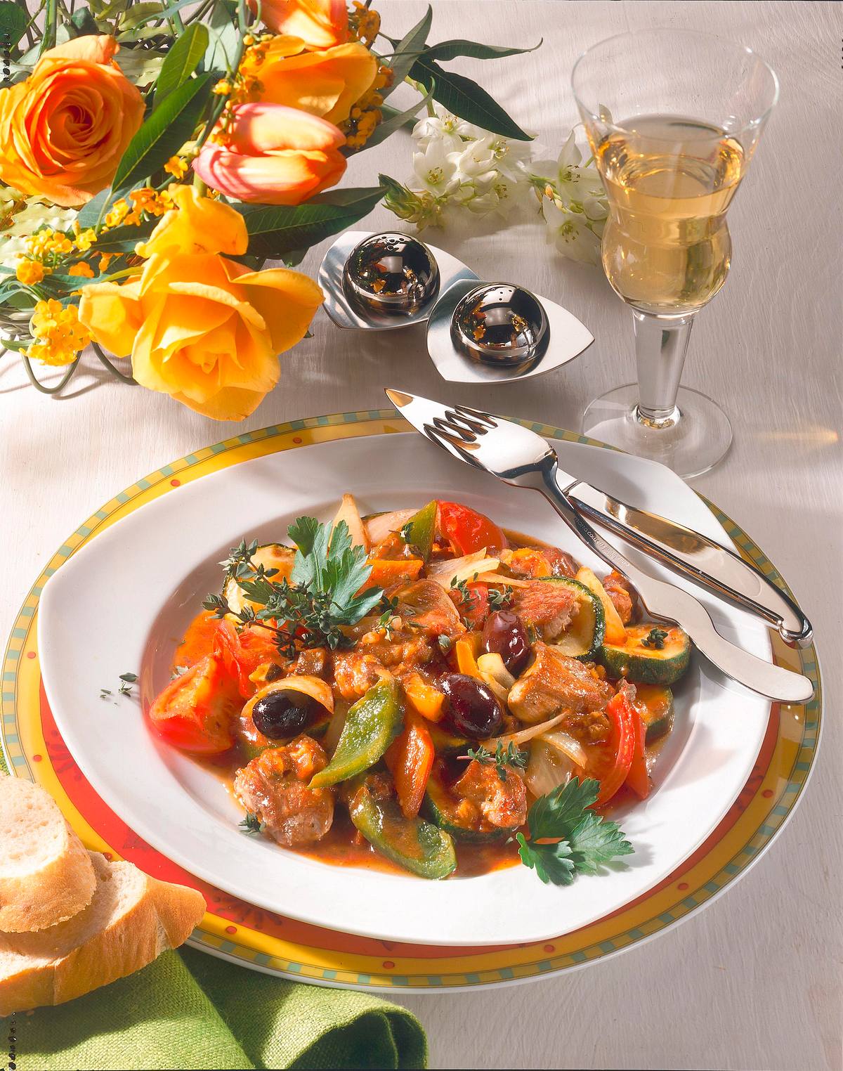 Ratatouille mit Schweinefilet Rezept