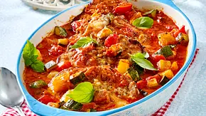 Ratatouille-Schnitzel aus dem Ofen Rezept - Foto: LECKER @ Bauer Media Group